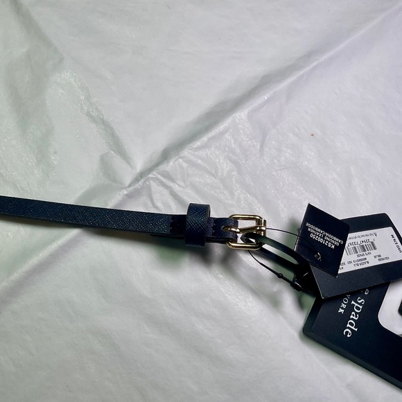 Kate Spade Shoestring Bow Belt - Blazer Blue - NWT - Picture 10 of 14